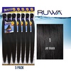 image:imageSensationnel Ruwa Prestretched Braiding Hair3X 48 Inch3 pack 1 JETBLACK1 JETBLACK