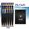 image:imageSensationnel Ruwa Prestretched Braiding Hair3X 48 Inch3 pack 1 JETBLACK1B OFFBLACK