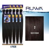 image:imageSensationnel Ruwa Prestretched Braiding Hair3X 48 Inch3 pack 1 JETBLACK2 DARKBROWN
