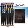 image:imageSensationnel Ruwa Prestretched Braiding Hair3X 48 Inch3 pack 1 JETBLACK2 DARKBROWN