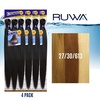 image:imageSensationnel Ruwa Prestretched Braiding Hair3X 48 Inch3 pack 1 JETBLACK2730613