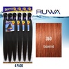 image:imageSensationnel Ruwa Prestretched Braiding Hair3X 48 Inch3 pack 1 JETBLACK350 COPPERRED