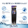image:imageSensationnel Ruwa Prestretched Braiding Hair3X 48 Inch3 pack 1 JETBLACK350 COPPERRED