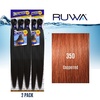image:imageSensationnel Ruwa Prestretched Braiding Hair3X 48 Inch3 pack 1 JETBLACK350 COPPERRED
