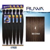 image:imageSensationnel Ruwa Prestretched Braiding Hair3X 48 Inch3 pack 1 JETBLACK4 MEDBROWN