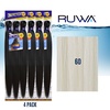 image:imageSensationnel Ruwa Prestretched Braiding Hair3X 48 Inch3 pack 1 JETBLACK60