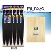 image:imageSensationnel Ruwa Prestretched Braiding Hair3X 48 Inch3 pack 1 JETBLACK613 BLONDE