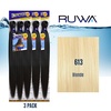 image:imageSensationnel Ruwa Prestretched Braiding Hair3X 48 Inch3 pack 1 JETBLACK613 BLONDE