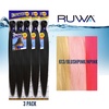 image:imageSensationnel Ruwa Prestretched Braiding Hair3X 48 Inch3 pack 1 JETBLACK613BLUSHPINKNPINK