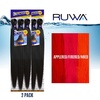 image:imageSensationnel Ruwa Prestretched Braiding Hair3X 48 Inch3 pack 1 JETBLACKAPPLEREDFIREREDNRE