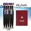 image:imageSensationnel Ruwa Prestretched Braiding Hair3X 48 Inch3 pack 1 JETBLACKBG BURGANDY