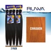image:imageSensationnel Ruwa Prestretched Braiding Hair3X 48 Inch3 pack 1 JETBLACKCINNAMON