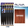 image:imageSensationnel Ruwa Prestretched Braiding Hair3X 48 Inch3 pack 1 JETBLACKCOPPERRED