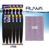 image:imageSensationnel Ruwa Prestretched Braiding Hair3X 48 Inch3 pack 1 JETBLACKLILAC