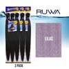 image:imageSensationnel Ruwa Prestretched Braiding Hair3X 48 Inch3 pack 1 JETBLACKLILAC