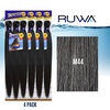 image:imageSensationnel Ruwa Prestretched Braiding Hair3X 48 Inch3 pack 1 JETBLACKM44