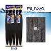 image:imageSensationnel Ruwa Prestretched Braiding Hair3X 48 Inch3 pack 1 JETBLACKM44