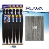 image:imageSensationnel Ruwa Prestretched Braiding Hair3X 48 Inch3 pack 1 JETBLACKM51