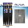image:imageSensationnel Ruwa Prestretched Braiding Hair3X 48 Inch3 pack 1 JETBLACKM51