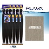 image:imageSensationnel Ruwa Prestretched Braiding Hair3X 48 Inch3 pack 1 JETBLACKMATTEGRAY
