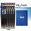 image:imageSensationnel Ruwa Prestretched Braiding Hair3X 48 Inch3 pack 1 JETBLACKNBLUE