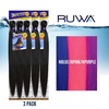image:imageSensationnel Ruwa Prestretched Braiding Hair3X 48 Inch3 pack 1 JETBLACKNBLUENPINKNPURPLE