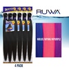 image:imageSensationnel Ruwa Prestretched Braiding Hair3X 48 Inch3 pack 1 JETBLACKNBLUENPINKNPURPLE