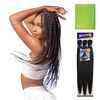image:imageSensationnel Ruwa Prestretched Braiding Hair3X 48 Inch3 pack 1 JETBLACKNGREEN