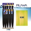 image:imageSensationnel Ruwa Prestretched Braiding Hair3X 48 Inch3 pack 1 JETBLACKNLIME