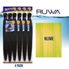 image:imageSensationnel Ruwa Prestretched Braiding Hair3X 48 Inch3 pack 1 JETBLACKNLIME