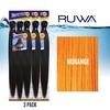 image:imageSensationnel Ruwa Prestretched Braiding Hair3X 48 Inch3 pack 1 JETBLACKNORANGE
