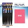 image:imageSensationnel Ruwa Prestretched Braiding Hair3X 48 Inch3 pack 1 JETBLACKNPINK