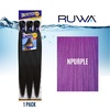 image:imageSensationnel Ruwa Prestretched Braiding Hair3X 48 Inch3 pack 1 JETBLACKNPURPLE