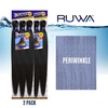 image:imageSensationnel Ruwa Prestretched Braiding Hair3X 48 Inch3 pack 1 JETBLACKPERIWINKLE
