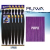 image:imageSensationnel Ruwa Prestretched Braiding Hair3X 48 Inch3 pack 1 JETBLACKPURPLE