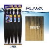 image:imageSensationnel Ruwa Prestretched Braiding Hair3X 48 Inch3 pack 1 JETBLACKSM1B27