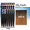 image:imageSensationnel Ruwa Prestretched Braiding Hair3X 48 Inch3 pack 1 JETBLACKSM1B30