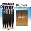 image:imageSensationnel Ruwa Prestretched Braiding Hair3X 48 Inch3 pack 1 JETBLACKSM1B3027