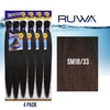 image:imageSensationnel Ruwa Prestretched Braiding Hair3X 48 Inch3 pack 1 JETBLACKSM1B33