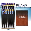 image:imageSensationnel Ruwa Prestretched Braiding Hair3X 48 Inch3 pack 1 JETBLACKSM1B350