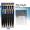 image:imageSensationnel Ruwa Prestretched Braiding Hair3X 48 Inch3 pack 1 JETBLACKSM1B60