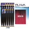 image:imageSensationnel Ruwa Prestretched Braiding Hair3X 48 Inch3 pack 1 JETBLACKSM1BBG