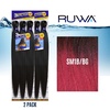 image:imageSensationnel Ruwa Prestretched Braiding Hair3X 48 Inch3 pack 1 JETBLACKSM1BBG