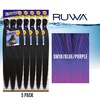 image:imageSensationnel Ruwa Prestretched Braiding Hair3X 48 Inch3 pack 1 JETBLACKSM1BBLUEPURPLE
