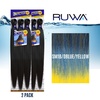 image:imageSensationnel Ruwa Prestretched Braiding Hair3X 48 Inch3 pack 1 JETBLACKSM1BDBLUEYELLOW