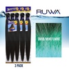 image:imageSensationnel Ruwa Prestretched Braiding Hair3X 48 Inch3 pack 1 JETBLACKSM1BMINTLMINT