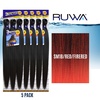 image:imageSensationnel Ruwa Prestretched Braiding Hair3X 48 Inch3 pack 1 JETBLACKSM1BREDFIRERED