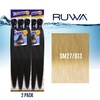 image:imageSensationnel Ruwa Prestretched Braiding Hair3X 48 Inch3 pack 1 JETBLACKSM27613