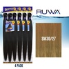 image:imageSensationnel Ruwa Prestretched Braiding Hair3X 48 Inch3 pack 1 JETBLACKSM3027