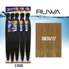 image:imageSensationnel Ruwa Prestretched Braiding Hair3X 48 Inch3 pack 1 JETBLACKSM3027